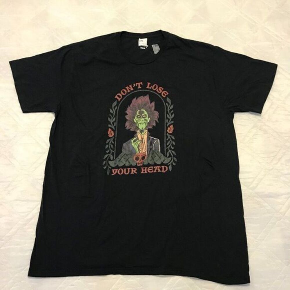 Don't Lose Your Head Disney black‎ T shirt 2XL